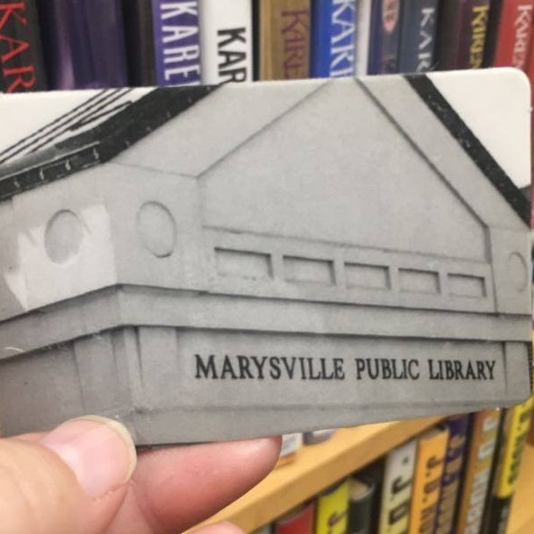 marysville public library card